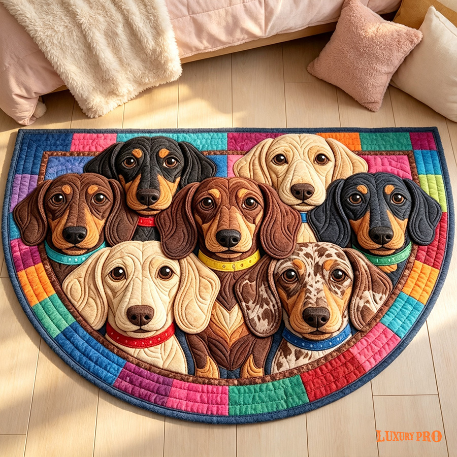 Free-stitched Semi-Circular Door Mat