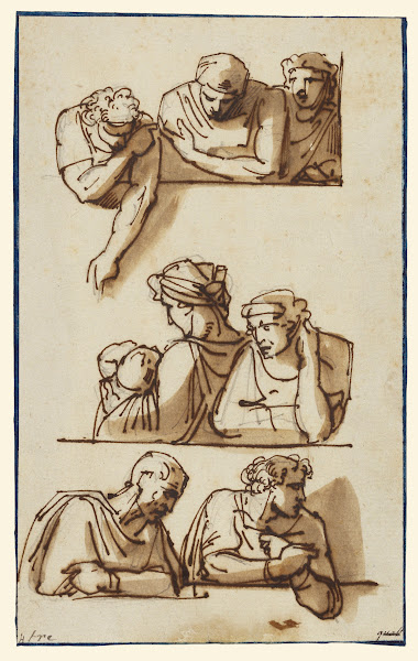 Studies of Figures for the Apotheosis of Bodoni 1800