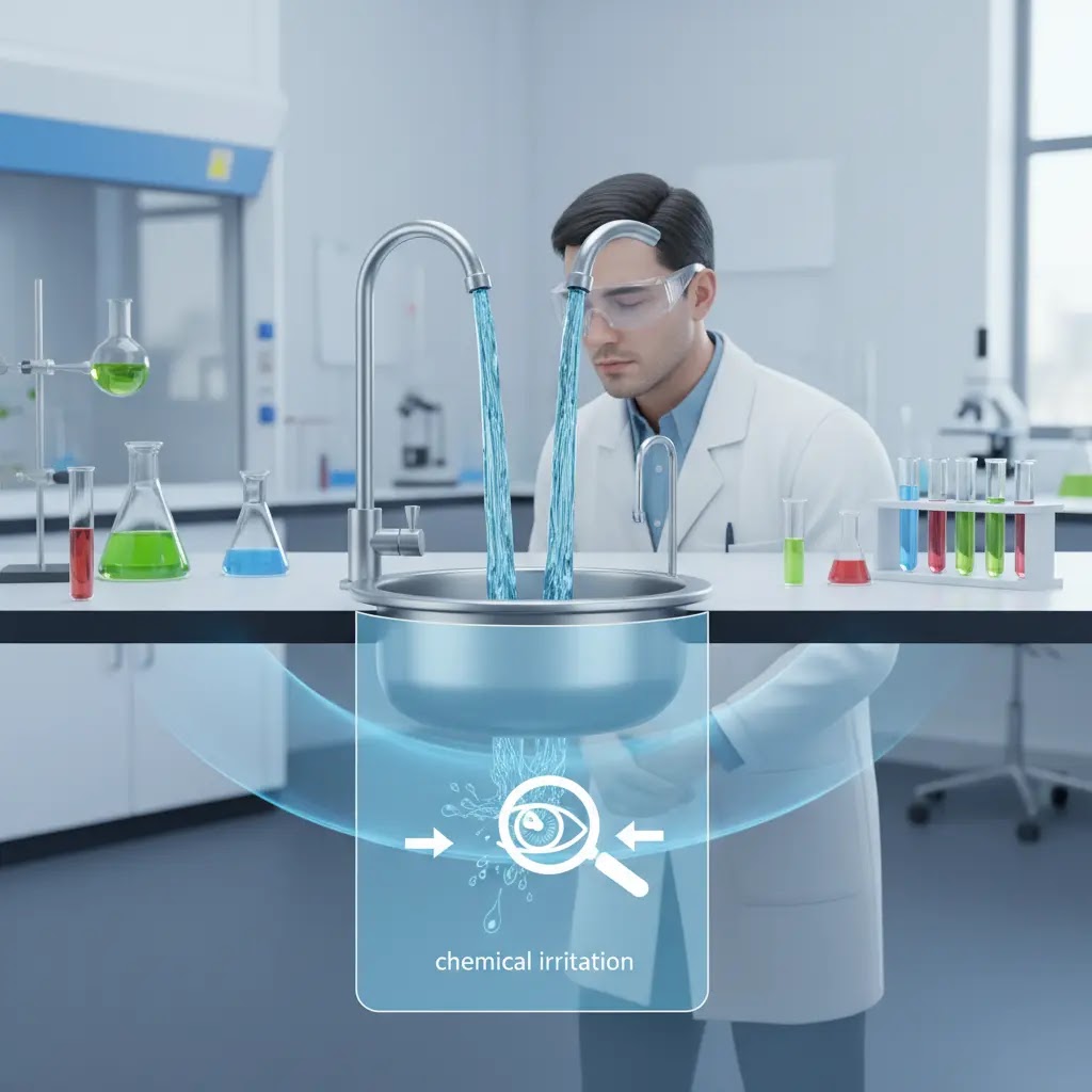 Pengertian dan fungsi eyewash di laboratorium