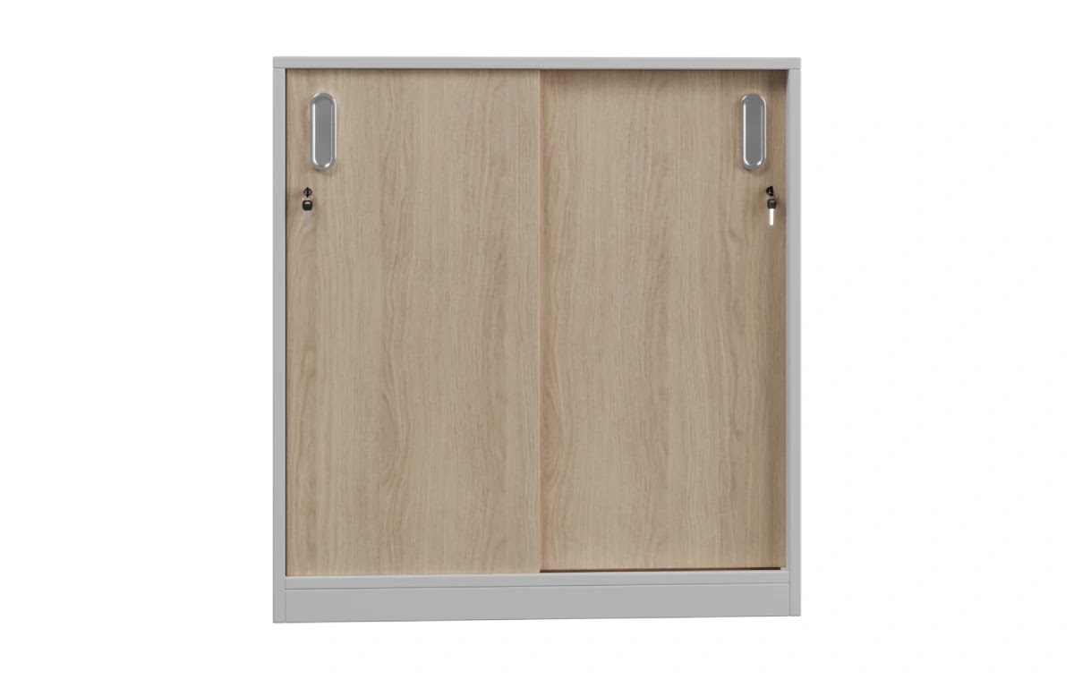 RADAR Color Two-Door (Low Height) Sliding Storage Cabinet