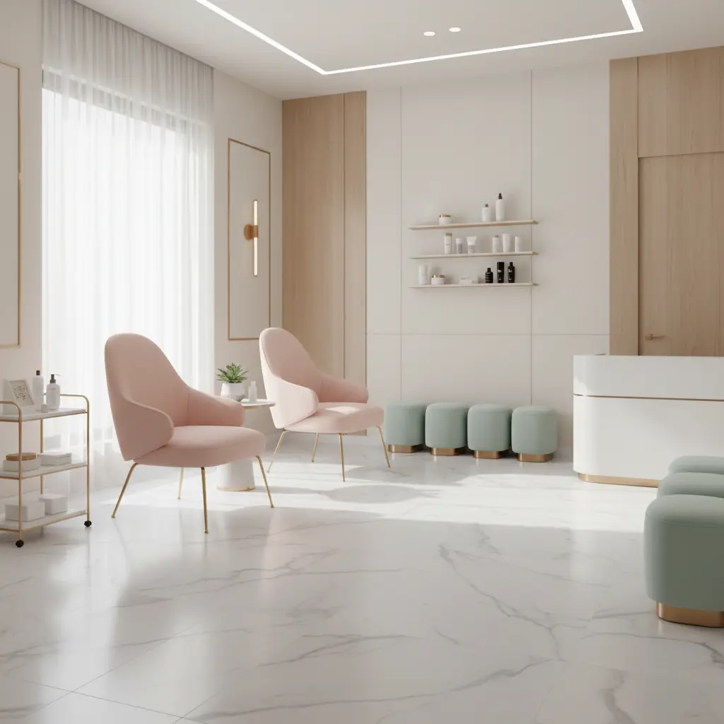 Rekomendasi vinyl lantai untuk renovasi klinik kecantikan kecil