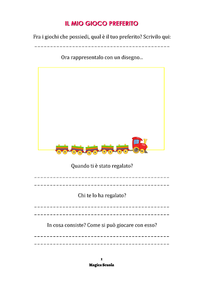 Anteprima della prima pagina: Il mio gioco preferito