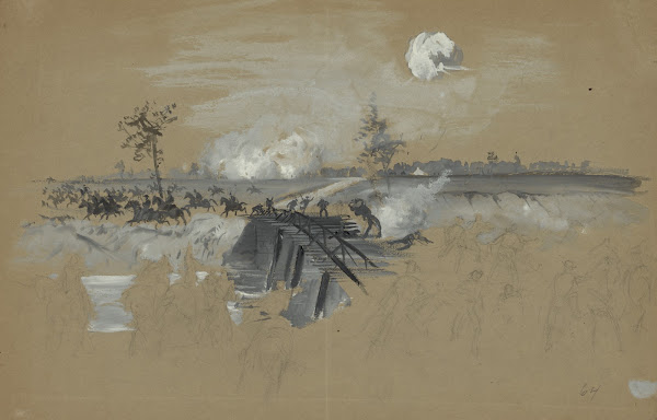 The first gun at Chickamauga 1863