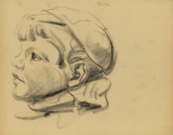 Profielportret kind 1910