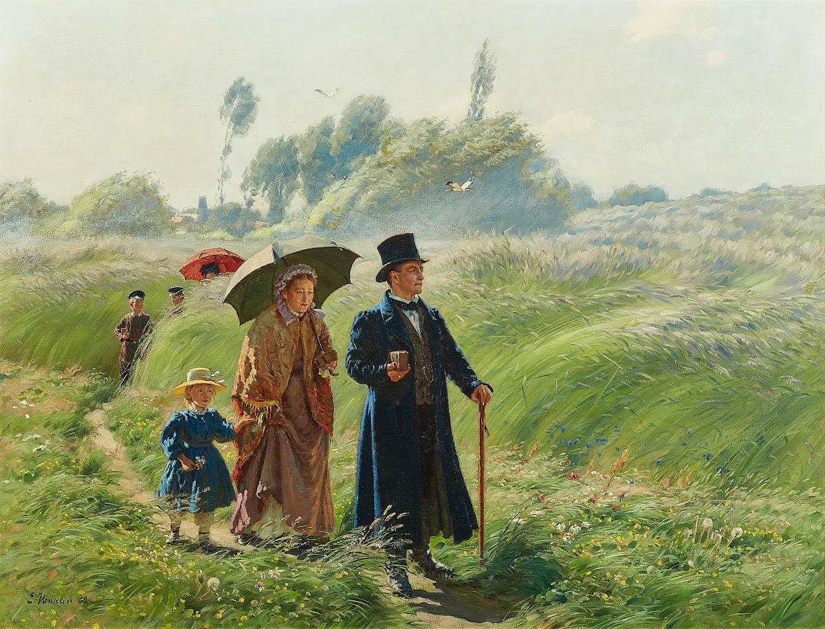 Der Kirchgang 1909