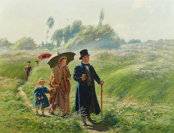 Der Kirchgang 1909