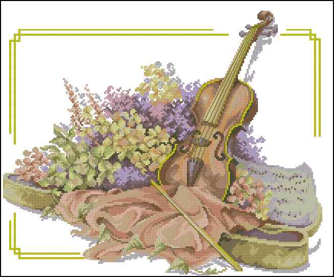 CMP 170215 Flowers And Violin