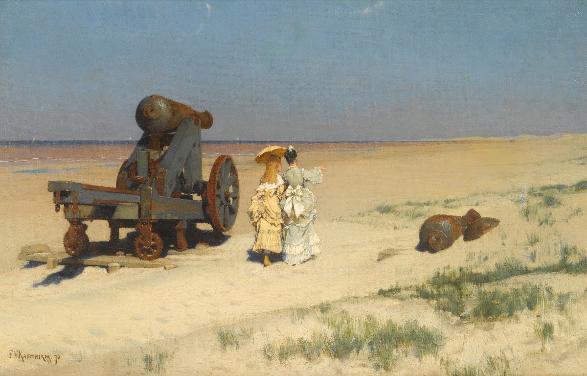 A Beach Stroll 1870
