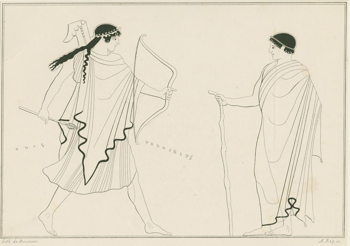 Apollo with bow and arrow 1844 1861