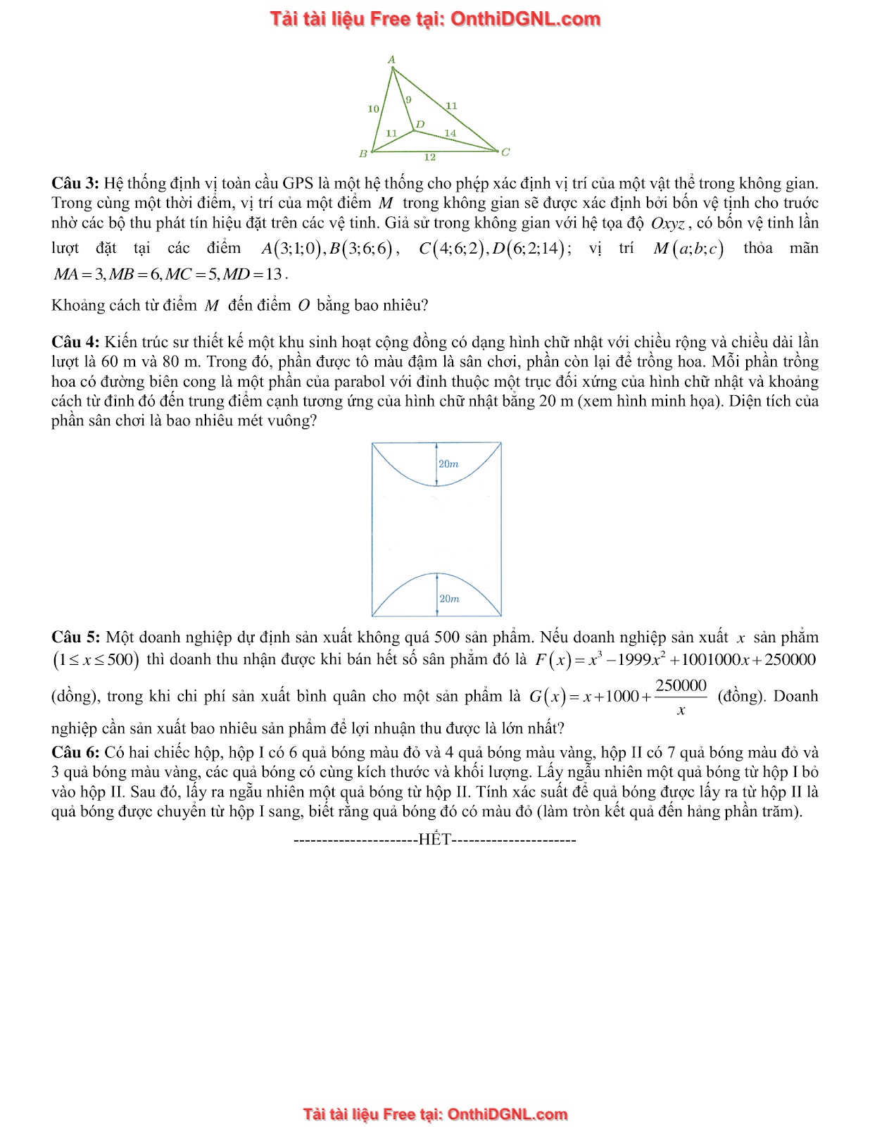 32 đề phát triển minh họa môn toán - có đáp án