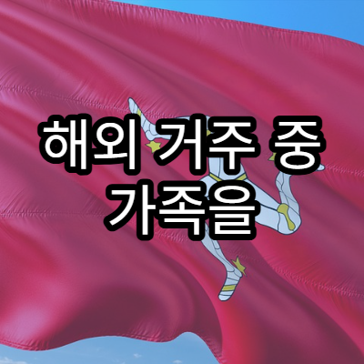 해외 거주 중 가족을 통한 대리 민원 처리 가능 범위