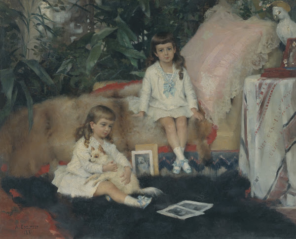 The Grand Dukes Boris and Kirill Vladimirovich as Children 1881