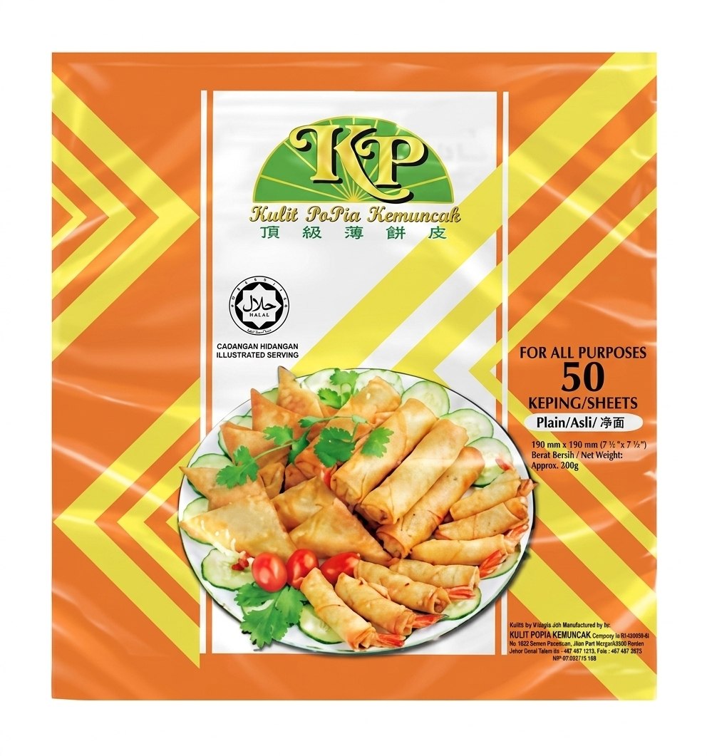 KP Kulit Popiah Kemuncak (50 KEPING) 7.5'