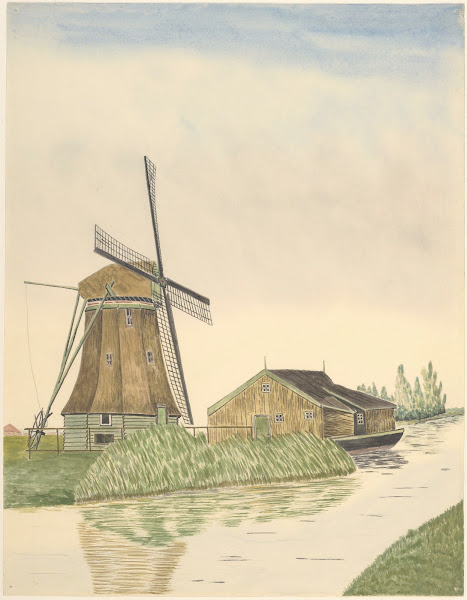 Meelmolen De Koker of Zwarte Hengst aan Oosteinde 14 Wormer