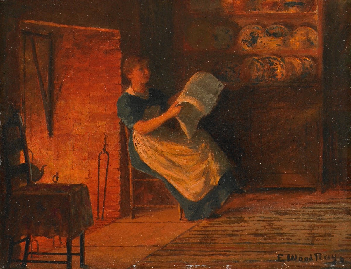 Reading by the Fire 1870 1879