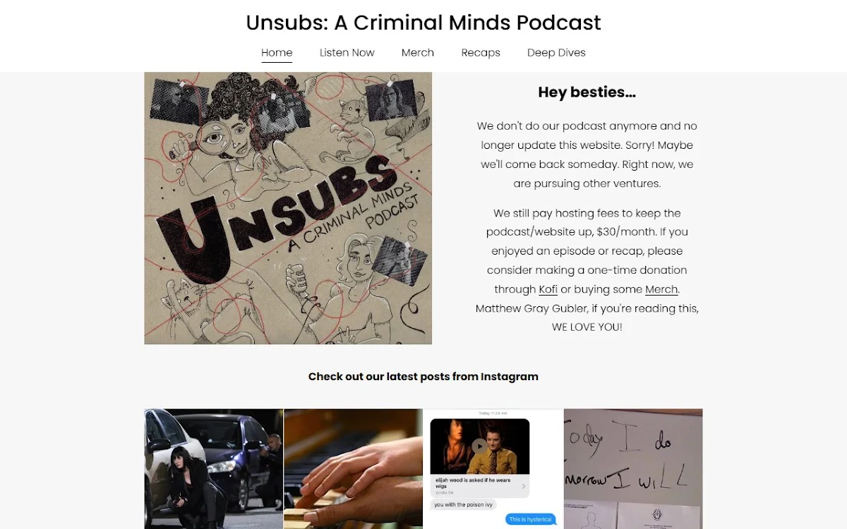 Captura de Unsub Recap