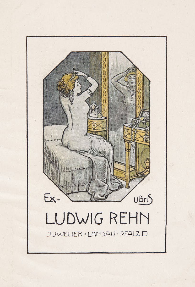 Ludwig Rehn  ekslibris 1900 1910