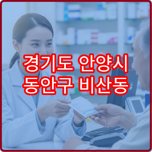 경기도 안양시 동안구 비산동 공휴일·대체공휴일 당번·당직 약국 영업시간 확인