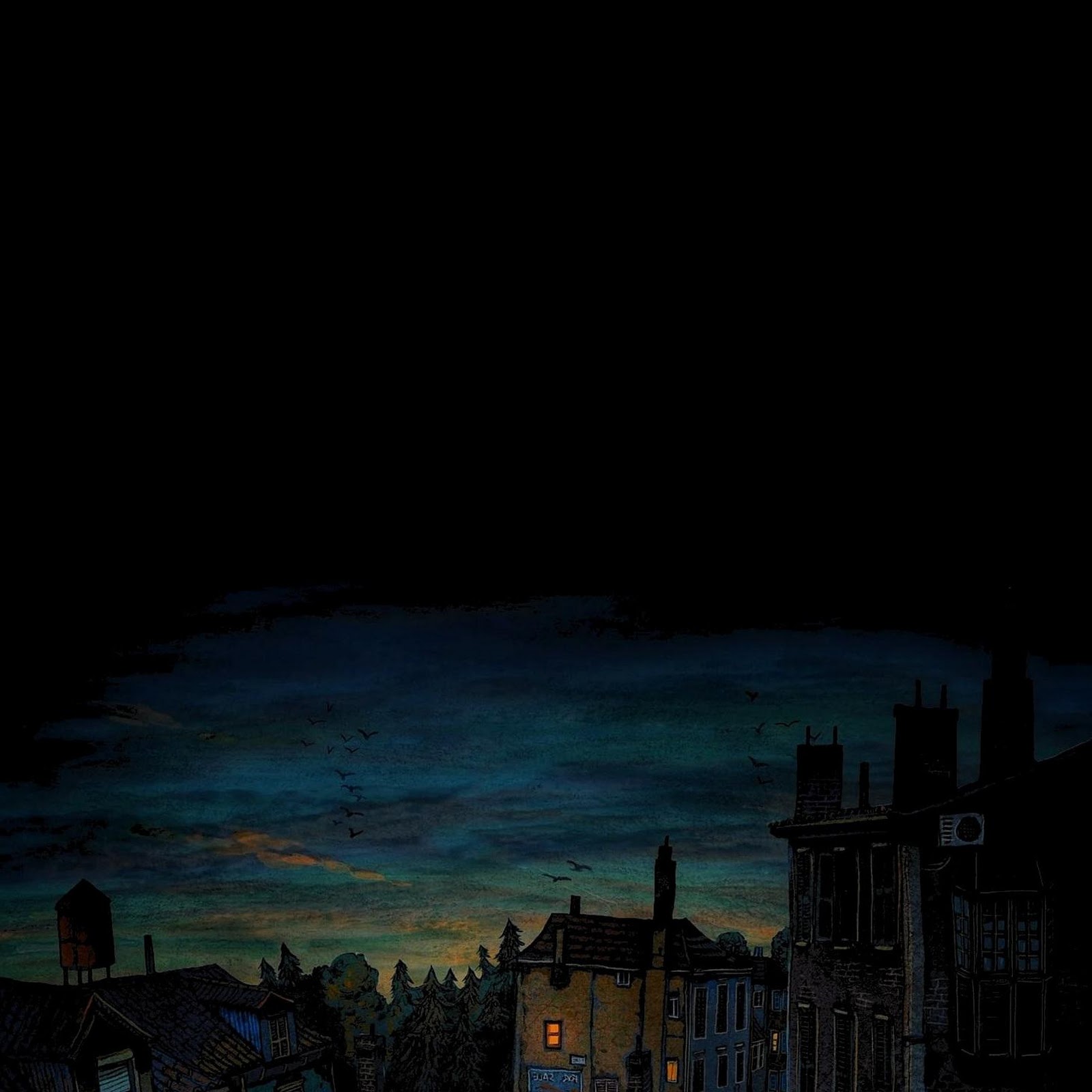 Download Moody European Alley At Night 2K iPhone