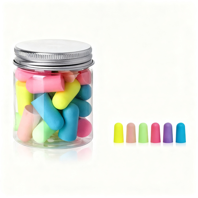 Silicone earplugs for sleeping and swimming