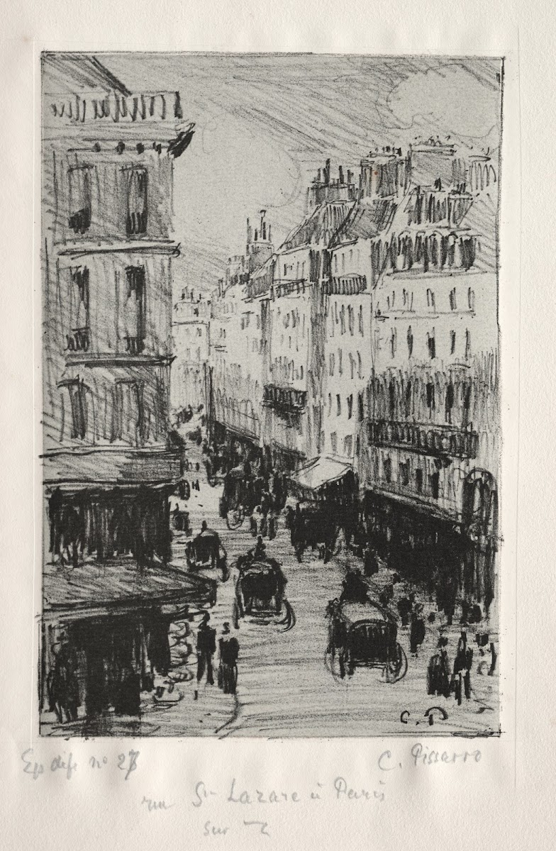 Rue Saint Lazare Paris 1897