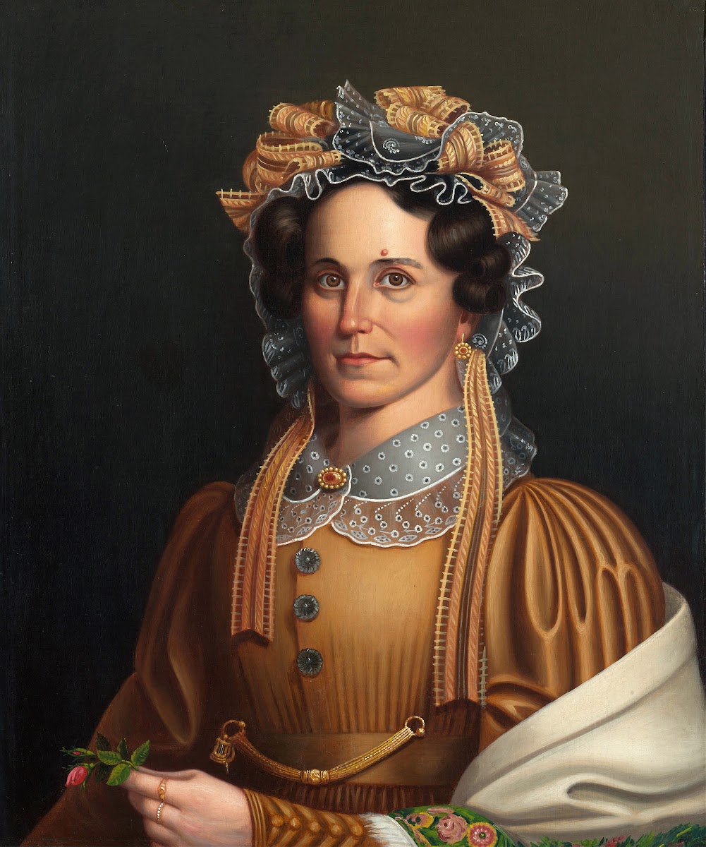 Lady in Brown c 1855