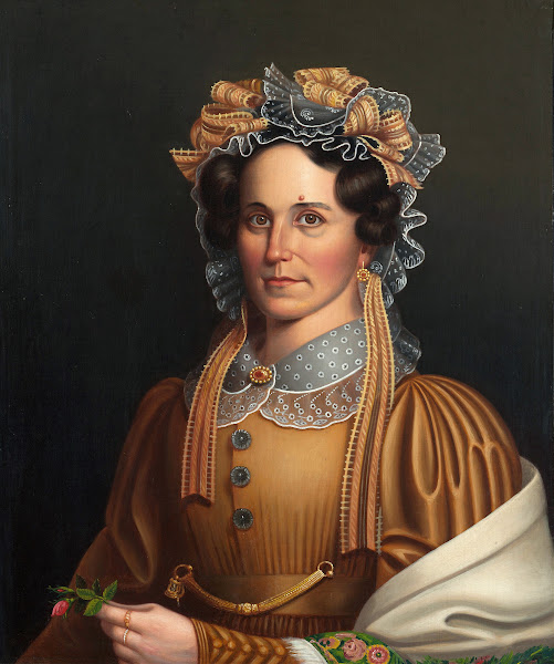 Lady in Brown c 1855
