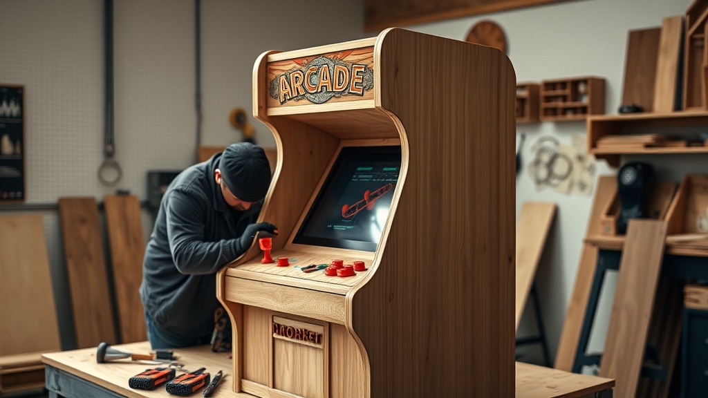 Kits Bartop Arcade DIY de Madera - Monta tu Propia Máquina Recreativa en Casa