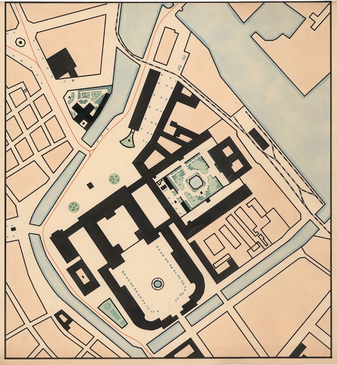 Map of Slotsholmen 1900