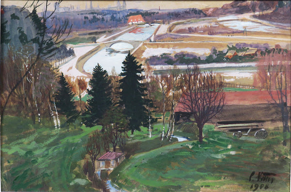 Au Vorstadt Landschaft