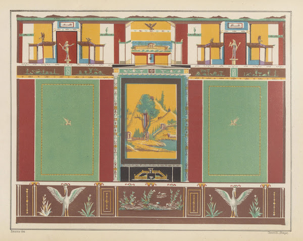 The most beautiful walls in Pompeii Pl16 1877