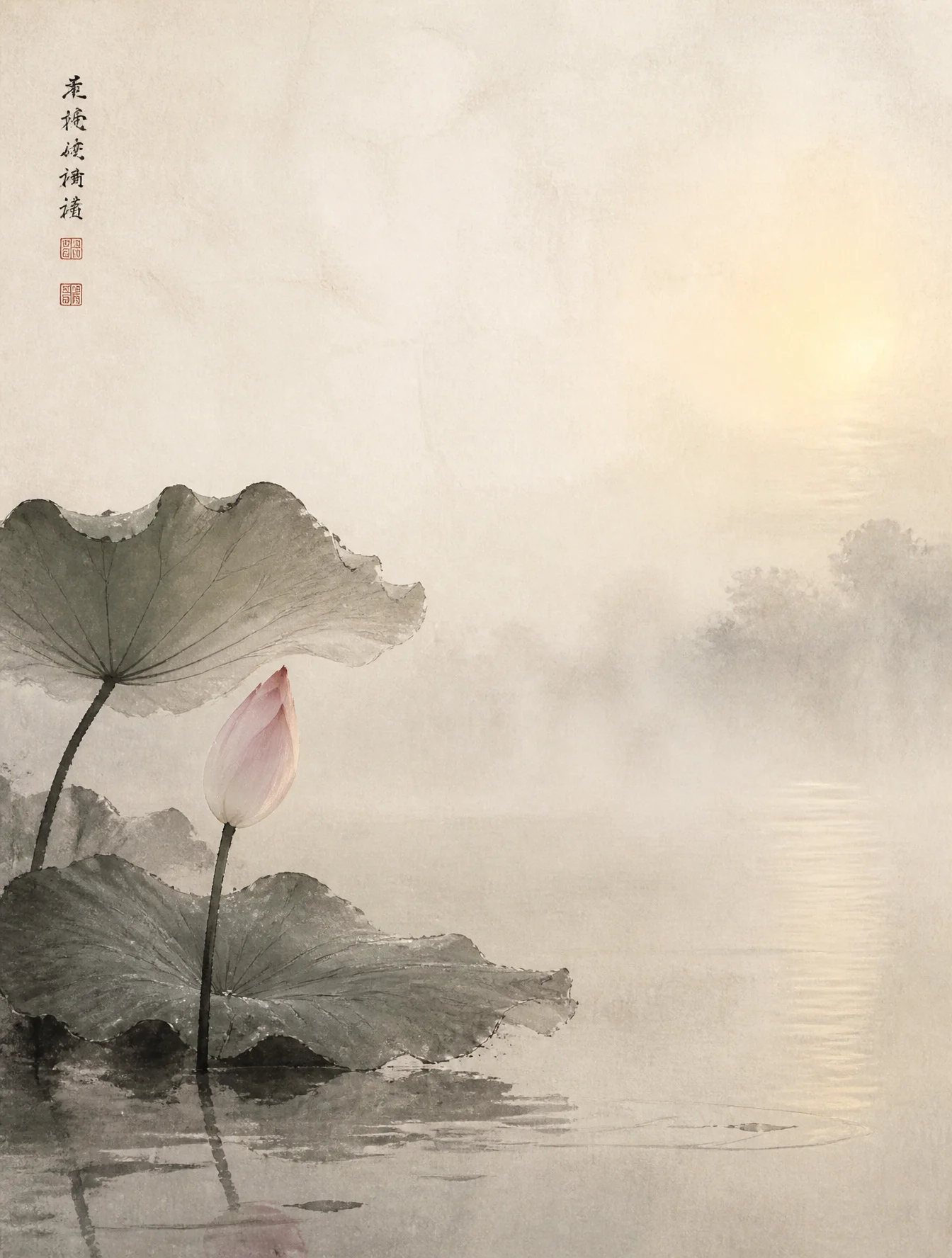 Una Ilustración Tradicional China De