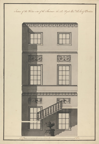 Headfort House Ireland Section of the Staircase between 1771 and 1775
