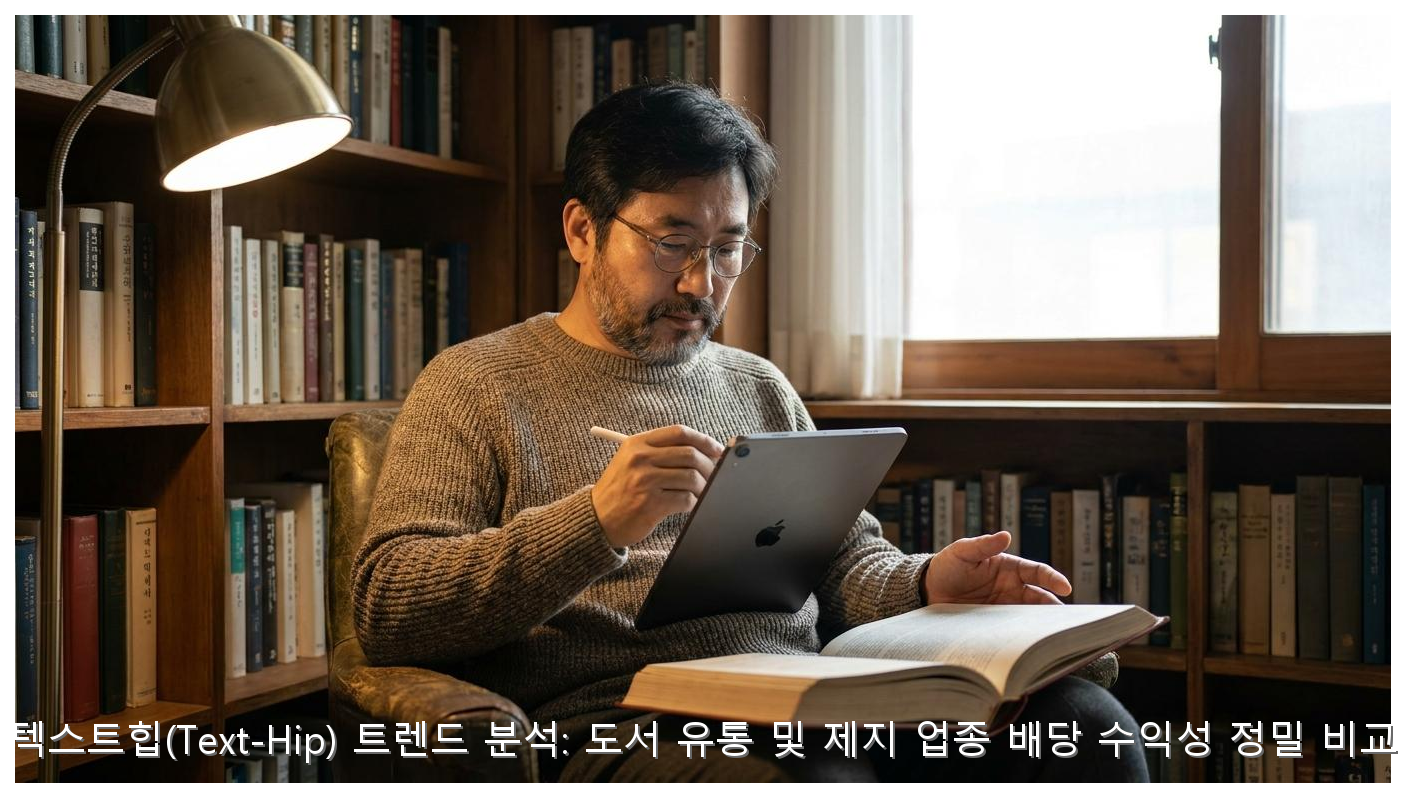 텍스트힙(Text-Hip) 트렌드 분석: 도서 유통 및 제지 업종 배당 수익성 정밀 비교 핵심 안내 및 분석 인포그래픽 (7)