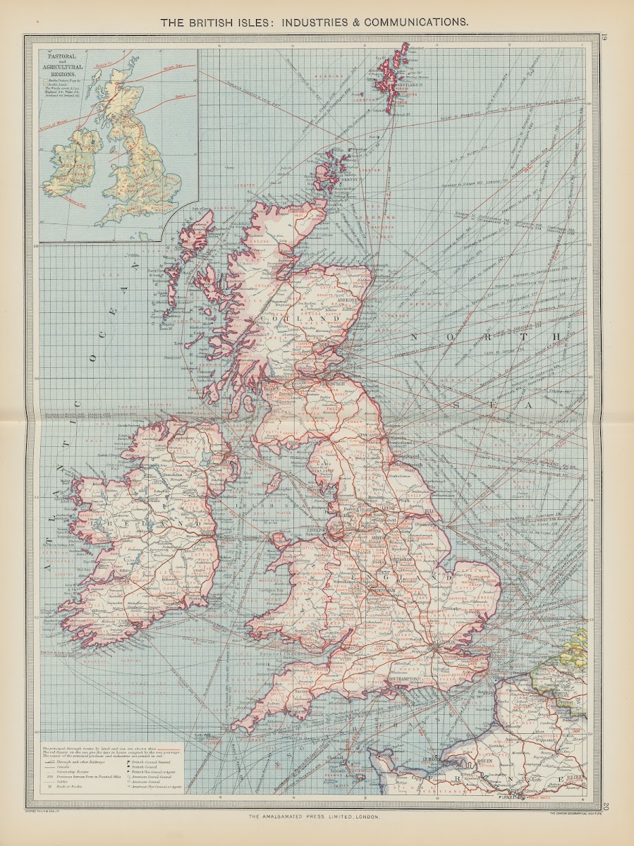 The British IslesIndustries And Communications 1908