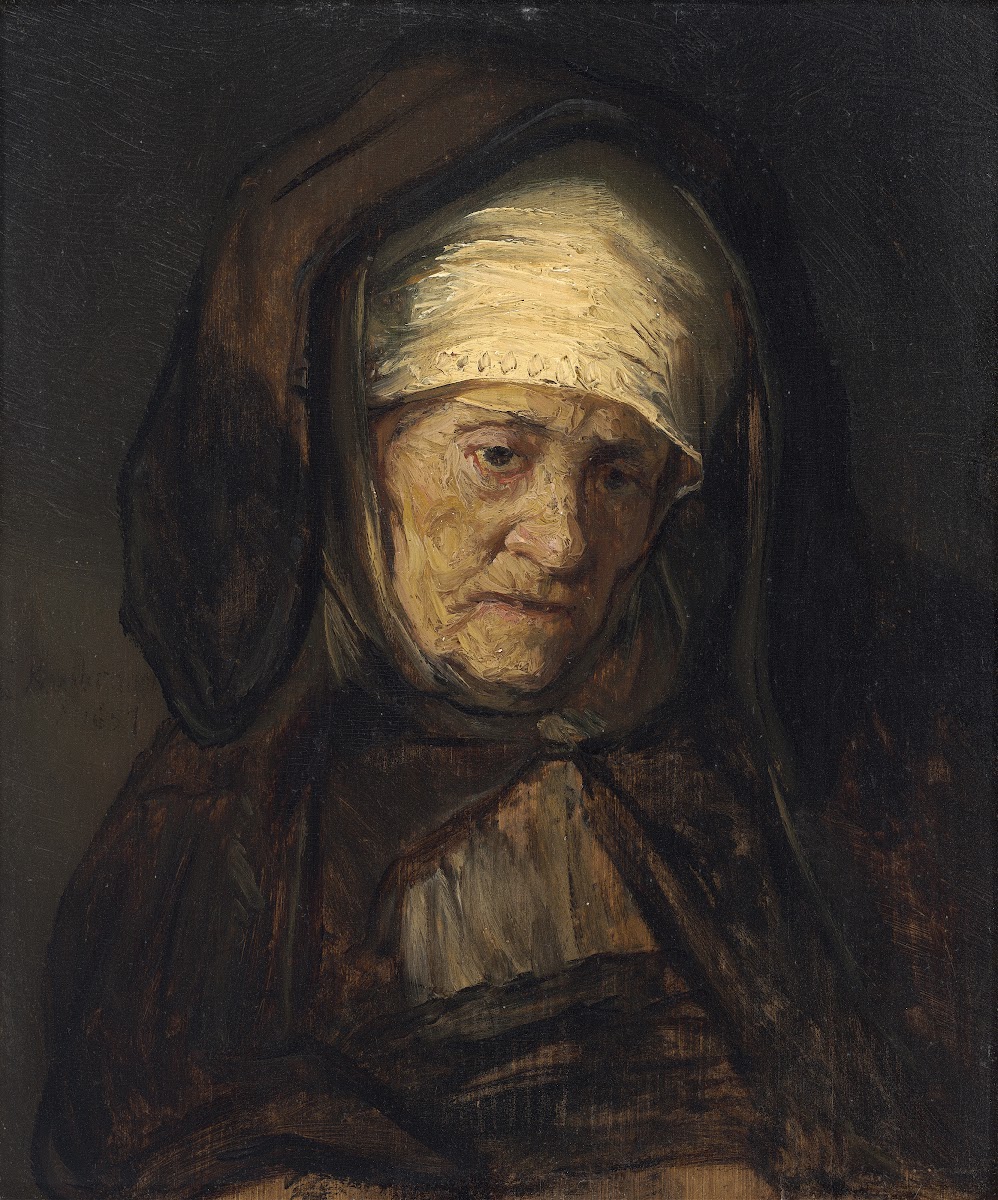 Head of an Aged Woman 1655 1660