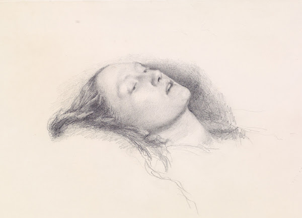 Ophelia  Head Study 1852