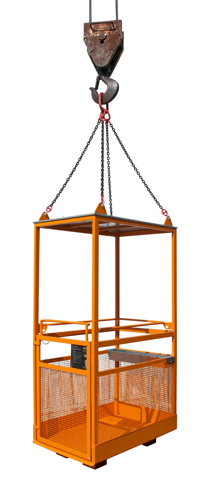 Werkkooi MB-K-IV, gelakt, Geeloranje