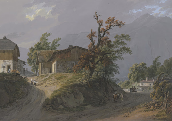 Vue de Viû en Salas et du Môle 1802