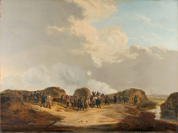 The Demilune constructed at the Siege of Naarden April 1814 1814   1815