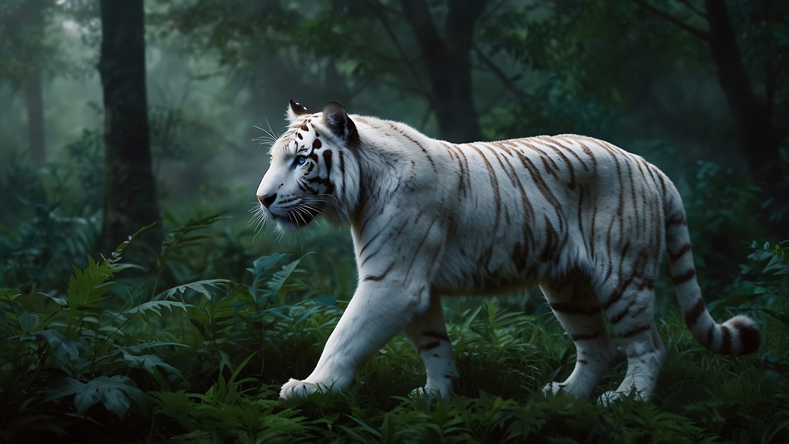 White Tiger Wallpaper