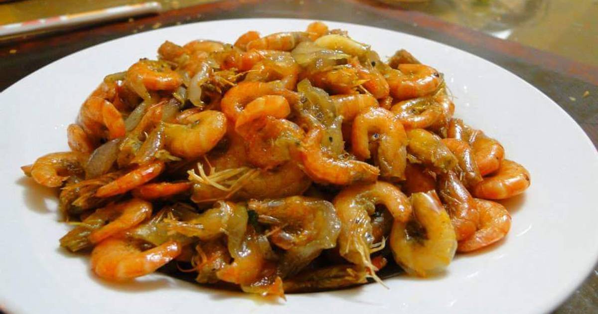 Tôm đồng rang