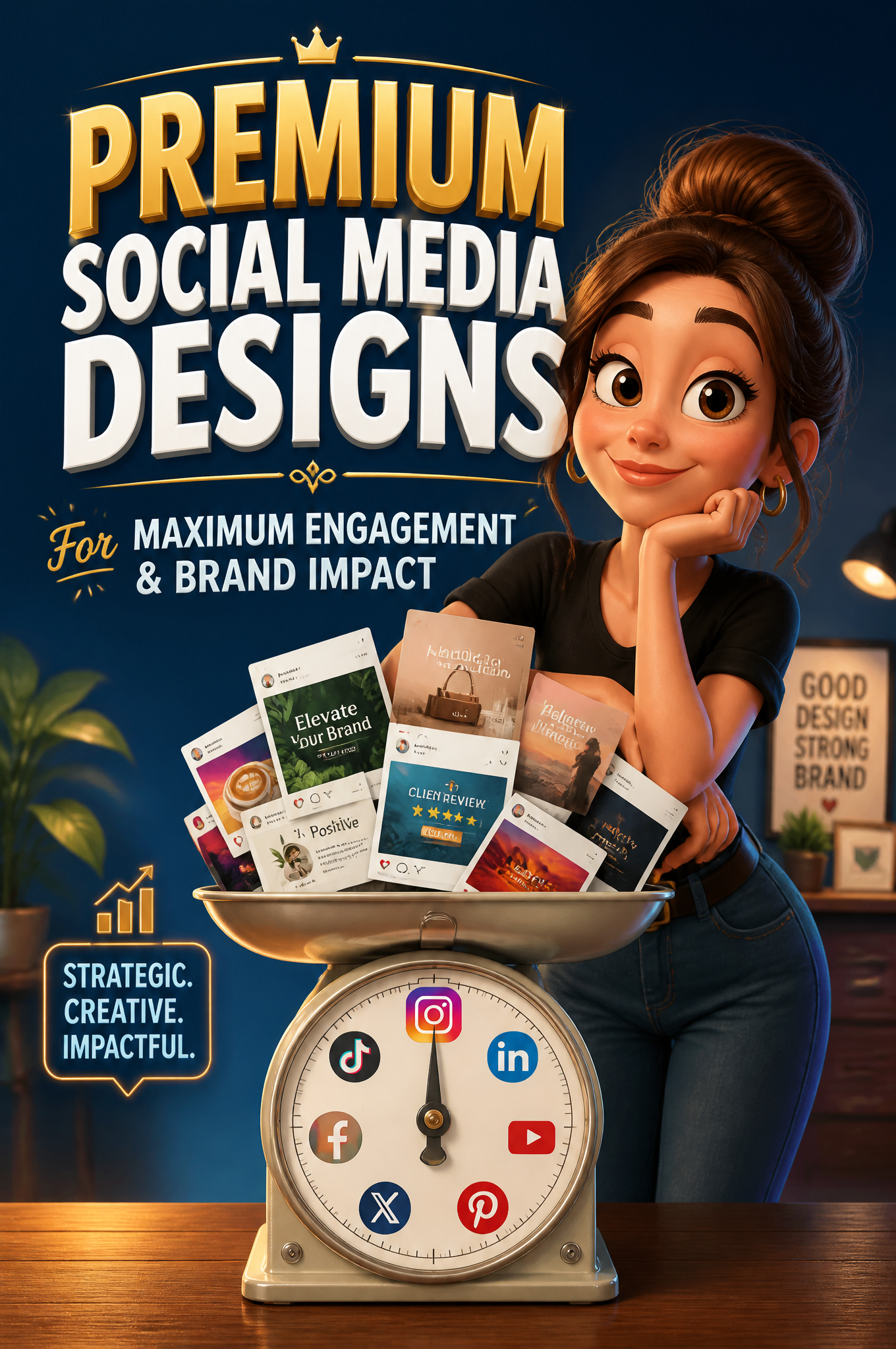 Estilo Pixar Visual Joven Atractivo