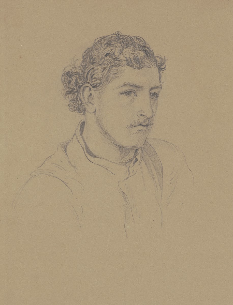 Man with Curly Hair 1872