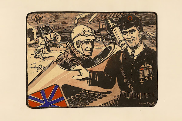 Le As anglais Bal et Bishop The English Aces Albert Ball and Billy Bishop 1920