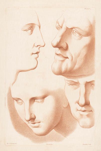 Heads of man and woman 1749 1849