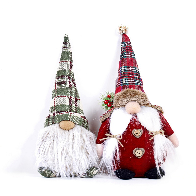 Christmas gnome figure as table decoration