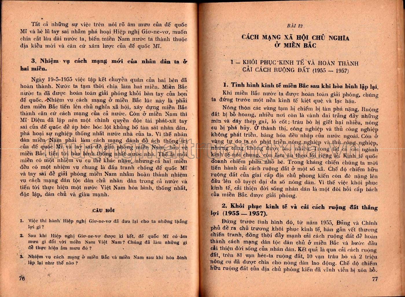 Lịch sử lớp 9 phổ thông (1985) - Trang 39