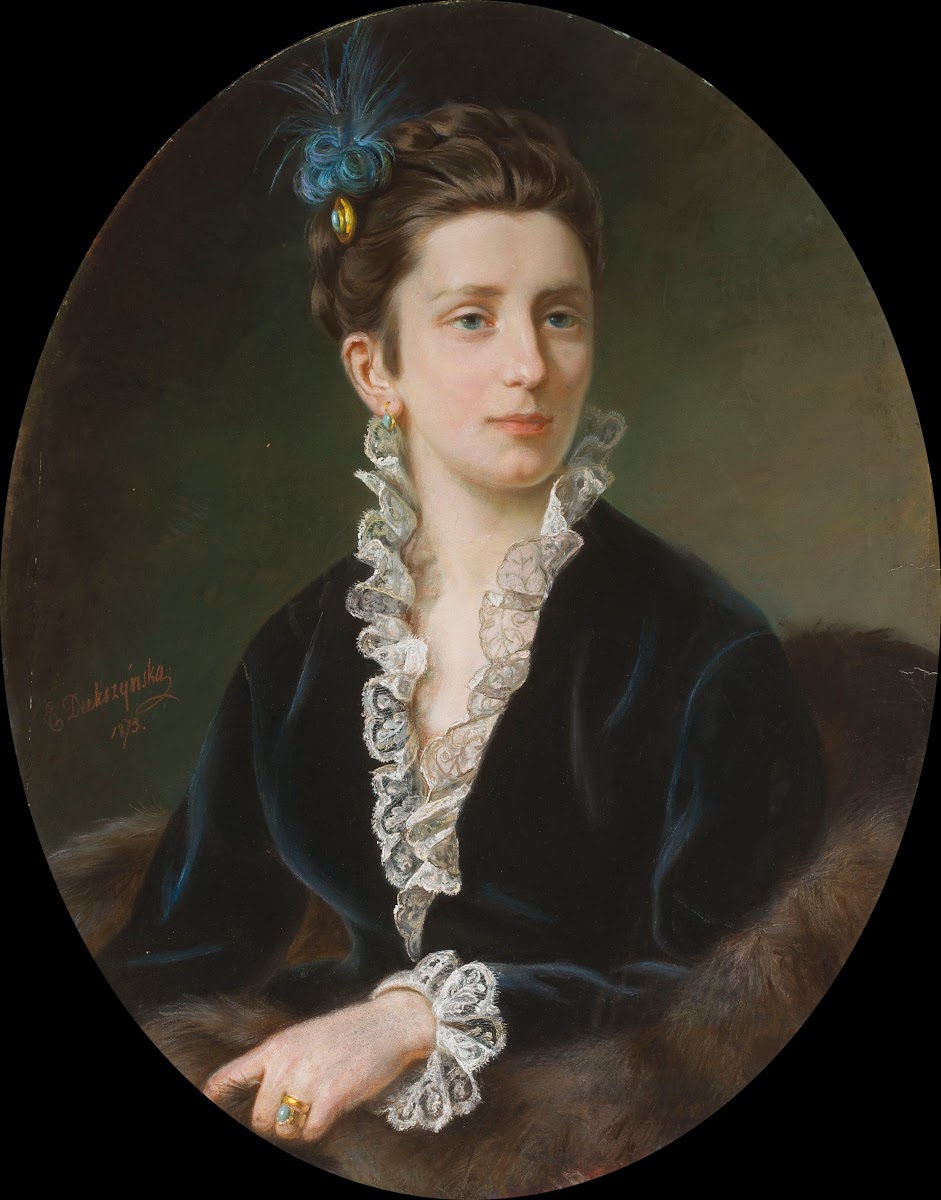 Portrait of Michalina Zaborowski nee Miączyński 1873