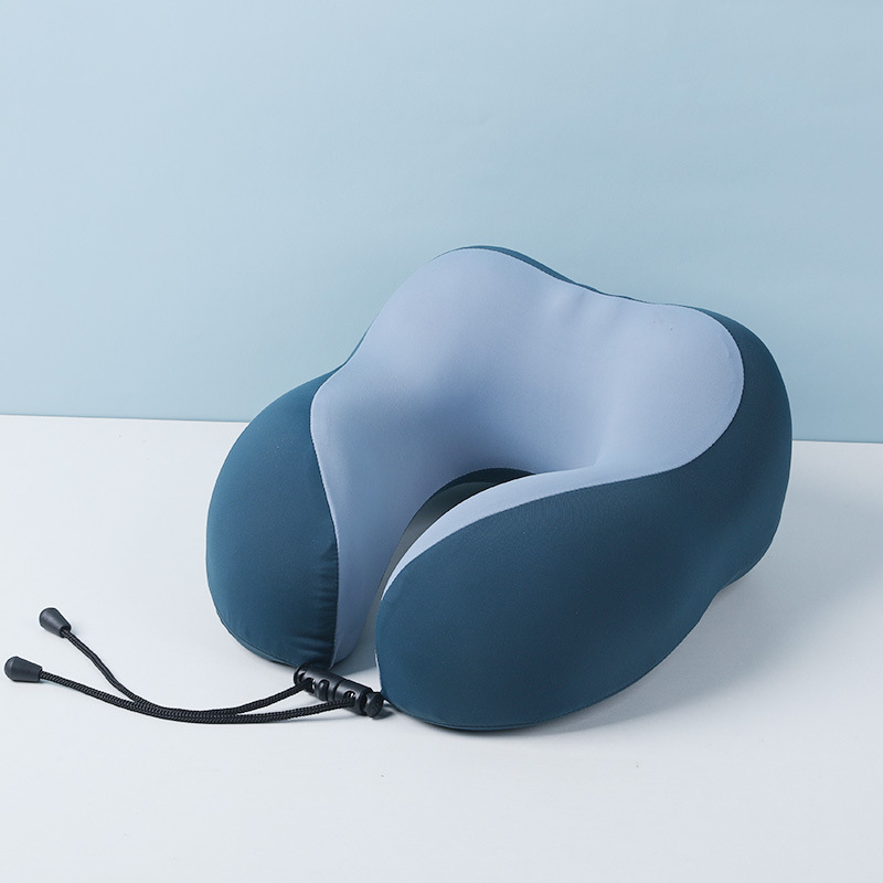 U-shaped neck pillow made of ice silk fabric, portable